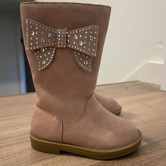 Jessica Simpson Toddler Girls Evie Ribbon Riding Boot - Picture 6 of 9